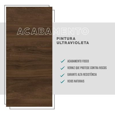 Prateleira de Nicho Madeirada e Tubos Preto Fosco Carraro