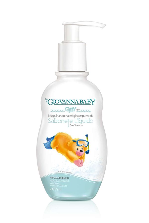 Sabonete Líquido Giovanna Baby Giby Infantil 200ml