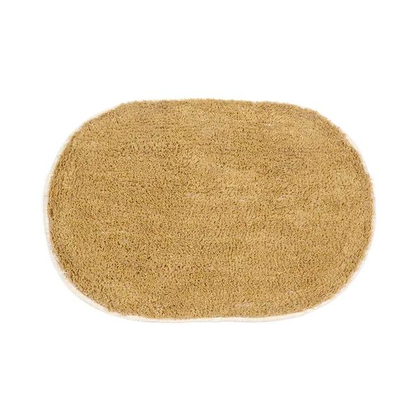 Tapete para Banheiro Le Oval Bege 40x60cm Tapete para Banheiro Le Oval Bege 40x60cm