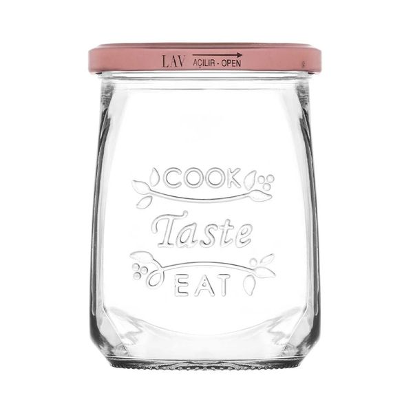 Pote de Vidro Le Tasty Incolor 500ml Pote de Vidro Le Tasty Incolor 500ml