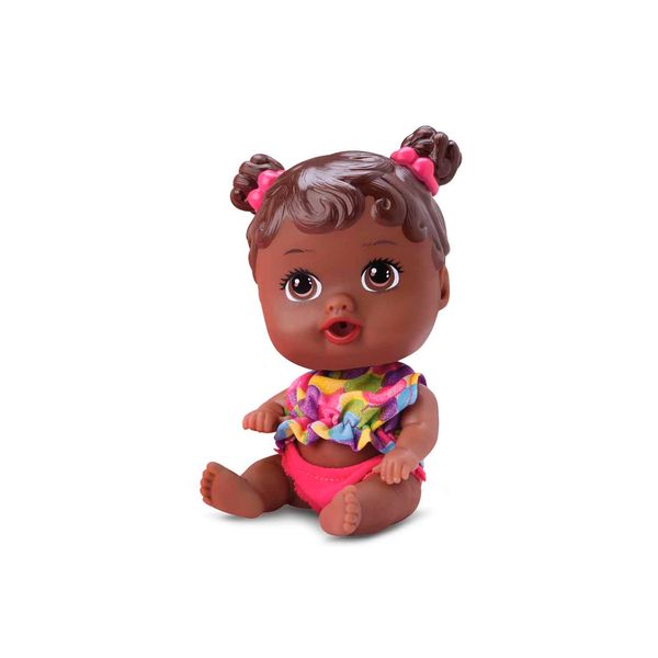 Boneca Divertoys Little Banheirinha Negra