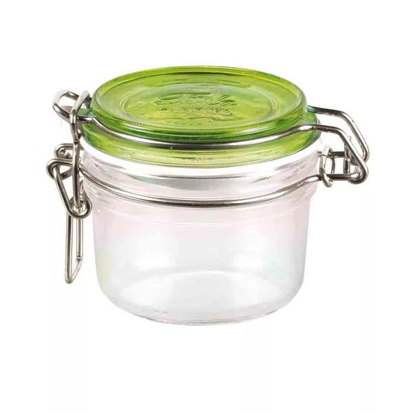 Pote de Vidro Hermético Bormioli Rocco Fido Terrina Tampa Verde 125ml Pote de Vidro Hermético Bormioli Rocco Fido Terrina Tampa Verde 125ml
