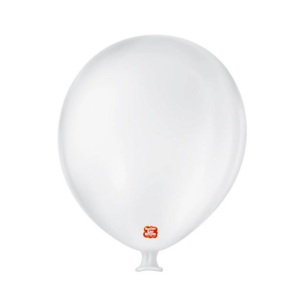 Balão São Roque N25 com 1 Gigante Branco Polar