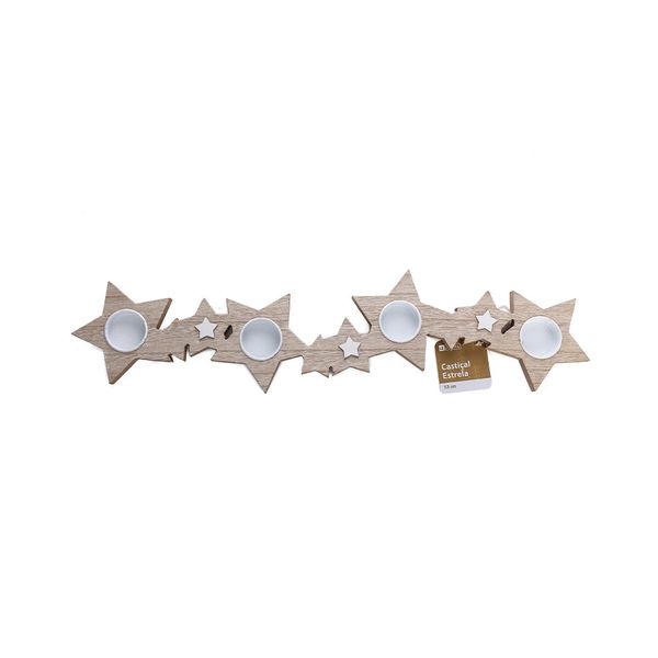Castiçal Vertical de Estrelas Le 53cm
