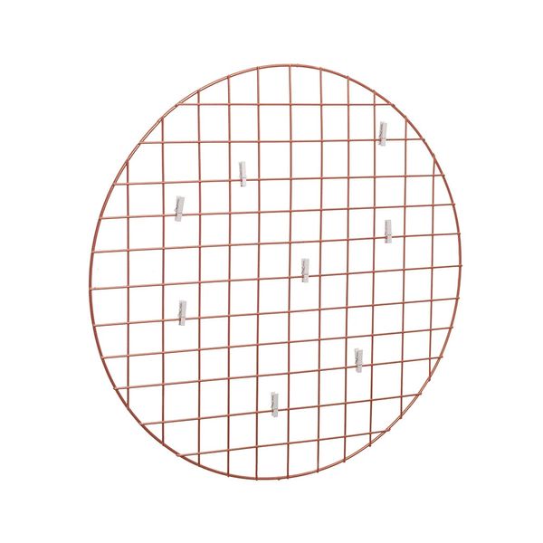 Mural de Fotos Metaltru em Metal Redondo Rosé Mural de Fotos Metaltru em Metal Redondo Rosé