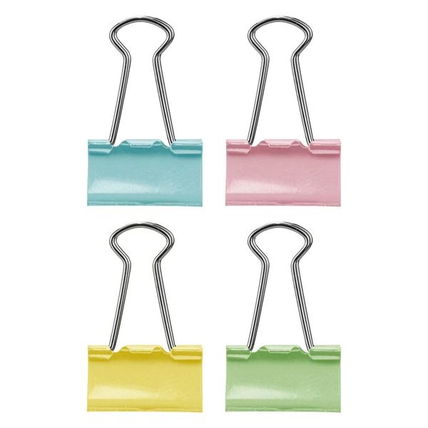 Binder Clip Le 19mm com 20 Unidades Pastel
