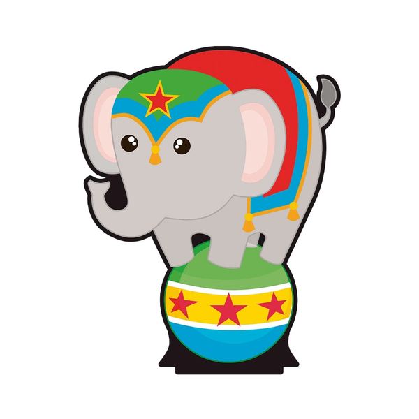 Elefante Decorativo de Mesa Tema Circo Produfest MDF