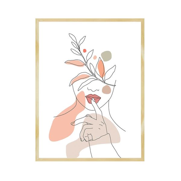 Quadro Kapos Rosto Linha III 32x42cm Quadro Kapos Rosto Linha III 32x42cm