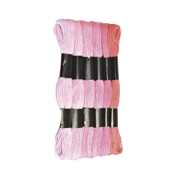 Linha Meada Degradê com 6 Unidades Rosa