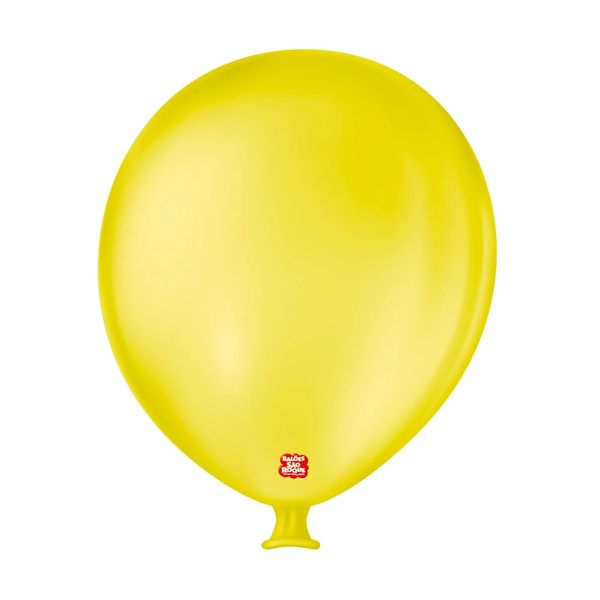 Balão São Roque nº 25 Formato Gigante Amarelo Citrino 1 Unidade