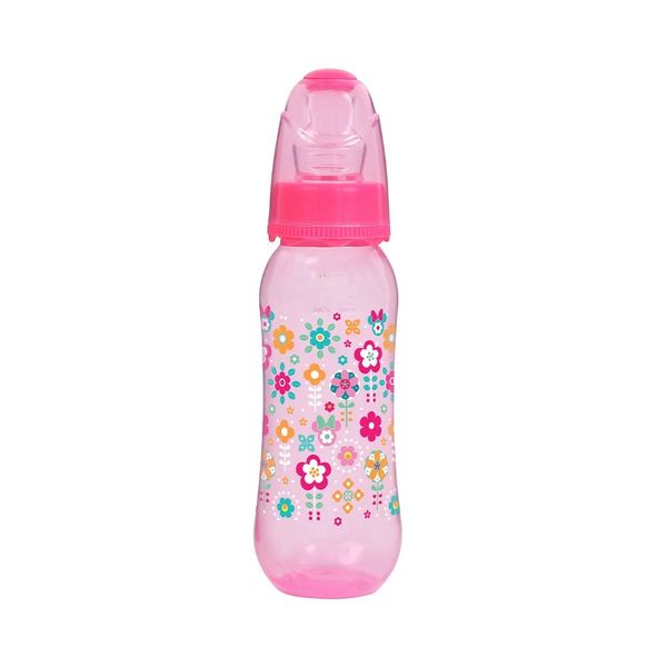 Mamadeira Acinturada Babygo Bico Orto Silicone Minnie Baby 240ml