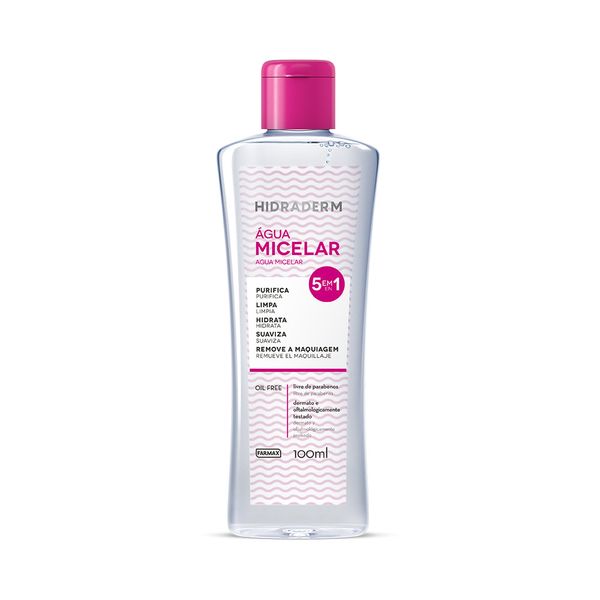 Água Micelar Farmax Hidraderm 100ml
