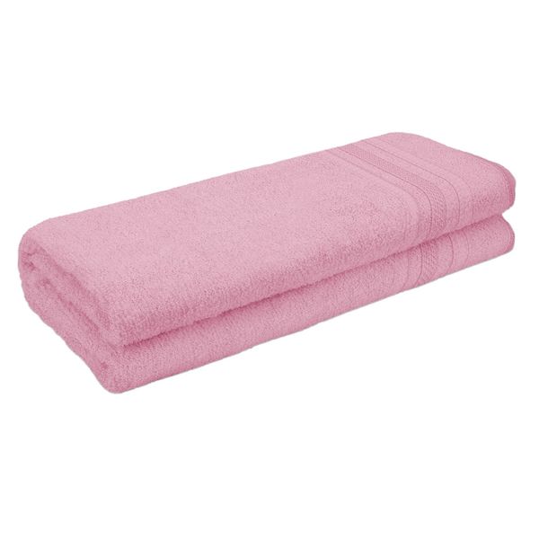 Toalha de Banho Atlântica Sky 100% Algodão Rosa Sachê