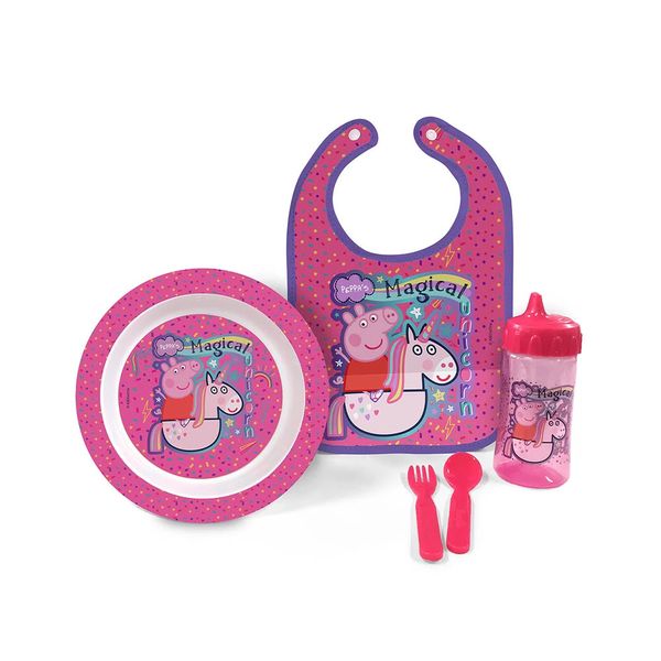 Kit Babygo a Hora da Papinha Peppa Pig Kit Babygo a Hora da Papinha Peppa Pig