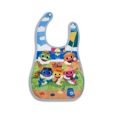 Babador Avental Babygo Baby Shark de 9 a 12 Meses