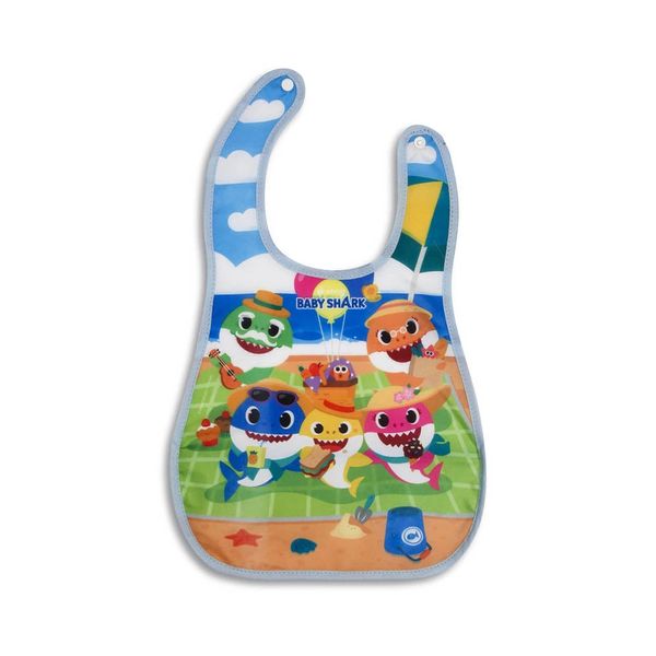 Babador Avental Babygo Baby Shark de 9 a 12 Meses Babador Avental Babygo Baby Shark de 9 a 12 Meses