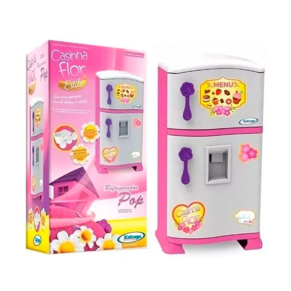 Geladeira Pop Xalingo Casinha Flor Estilo