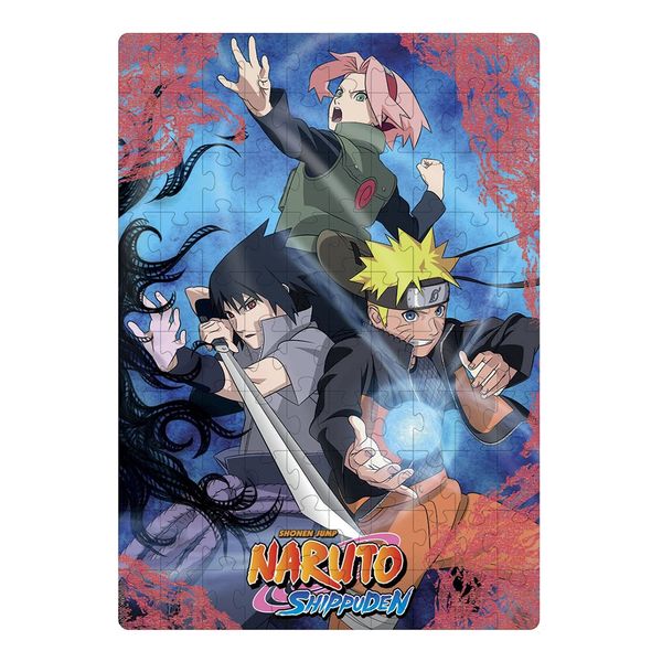Puzzle Play Lente Mágica Naruto com 100 Peças