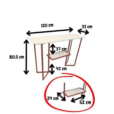 Aparador Para Sala Jade Metal E Mdf Moderno Versátil