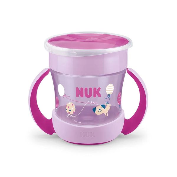 Copo Mini Nuk Magic Cup 360º Girls com Alça 160ml Copo Mini Nuk Magic Cup 360º Girls com Alça 160ml