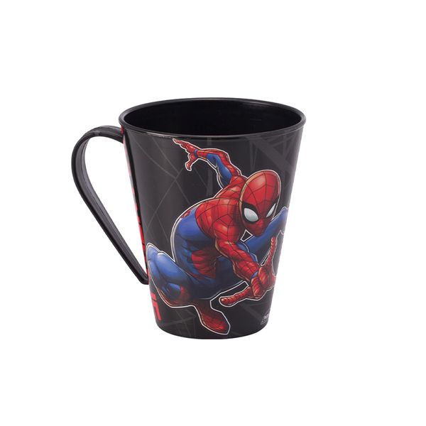 Caneca Infantil Plástica Plasútil Homem Aranha 360ml Caneca Infantil Plástica Plasútil Homem Aranha 360ml