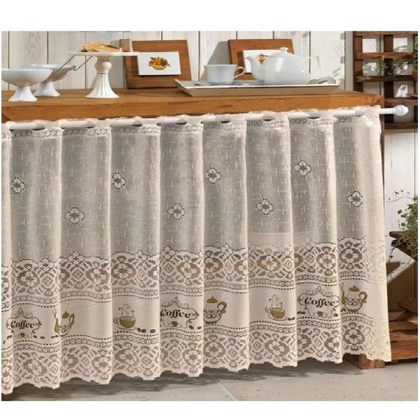 Cortina Pia Valência 200x80cm Interlar Branca Picnic