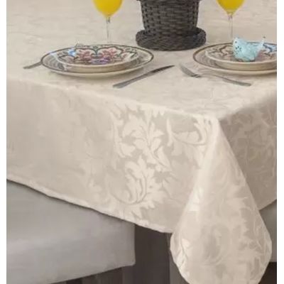 Toalha Mesa Quadrada High Class 160x160cm Palha Raner