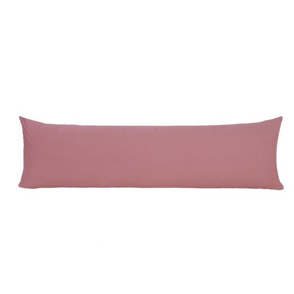 Fronha Avulsa Poliéster Abraço 50x150cm Rosa Antigo Lavive