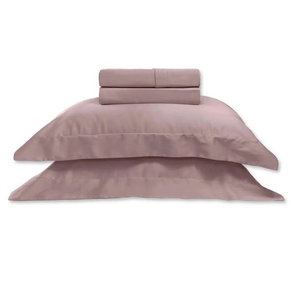 Jogo Lencol King 4 Pcs Algodão 300 Fios Platine Bege Bouton Jogo Lencol King 4 Pcs Algodão 300 Fios Platine Bege Bouton