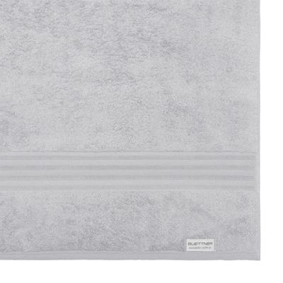 Toalha Rosto Platine Fio Egipcio 50cm x 80cm Prata Bouton