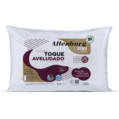 Kit 2 Travesseiros Toque Aveludado 50cm x 70cm Altenburg