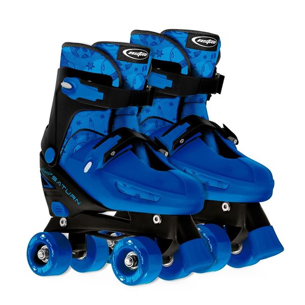 Patins Astro Toys Quad Saturn Azul Tamanho 39 a 42