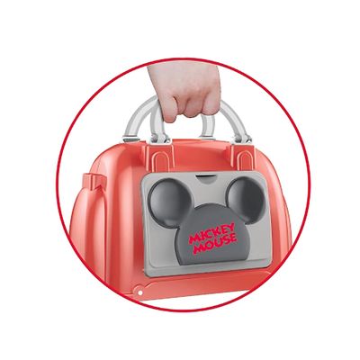 Maleta 3 em 1 Pet Shop do Mickey Multikids com 10 Acessórios
