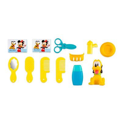 Maleta 3 em 1 Pet Shop do Mickey Multikids com 10 Acessórios