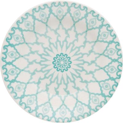 Kit Pratos Rasos E Fundos Donna Mandala 20 Peças Oxford Cerâmica