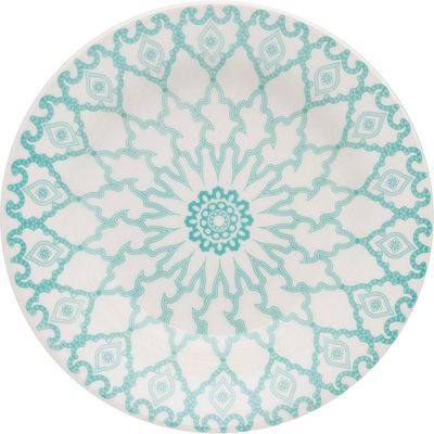 Kit Pratos Rasos E Fundos Donna Mandala 20 Peças Oxford Cerâmica