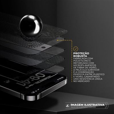 Película Para Iphone 14 Pro Com Aplicador - Survivor Fosca - Gshield