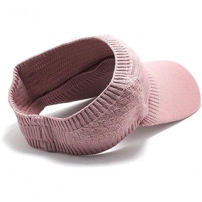 Viseira De Praia Feminina Boné Com Proteção Solar Aba Longa Rosa