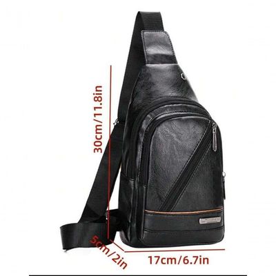 Bolsa Masculina Pochete Mochila Transversal Bolsa De Peito