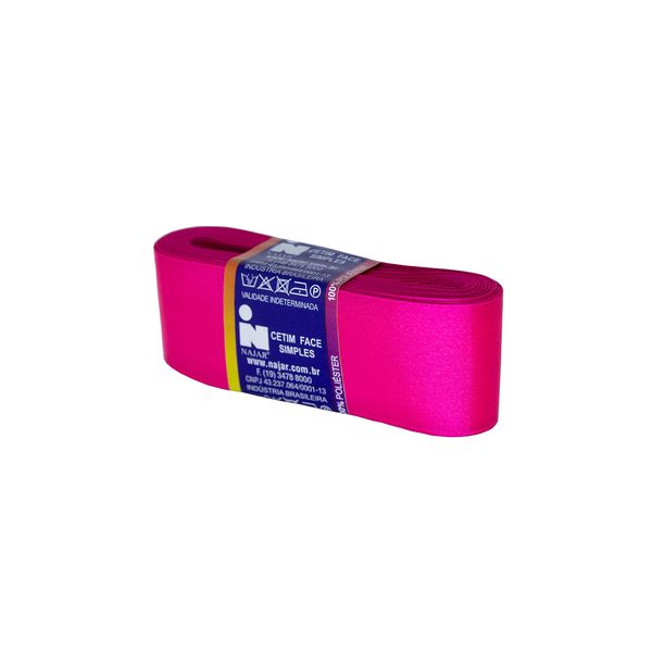 Fita de Cetim Nº09 38mm Peça com 10m Rosa Petúnia