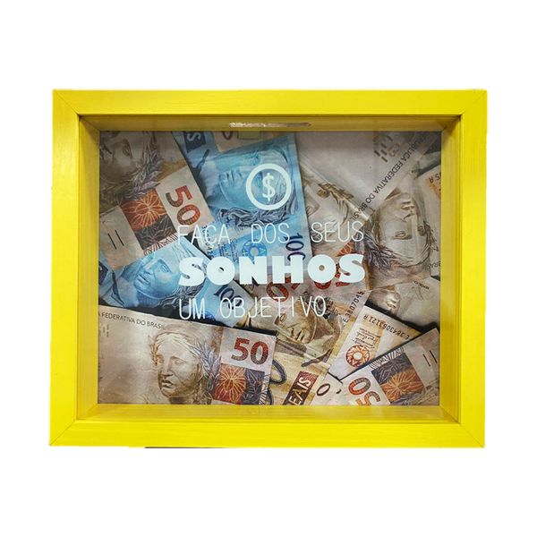 Quadro Aon Dinheiro 20x25cm Quadro Aon Dinheiro 20x25cm