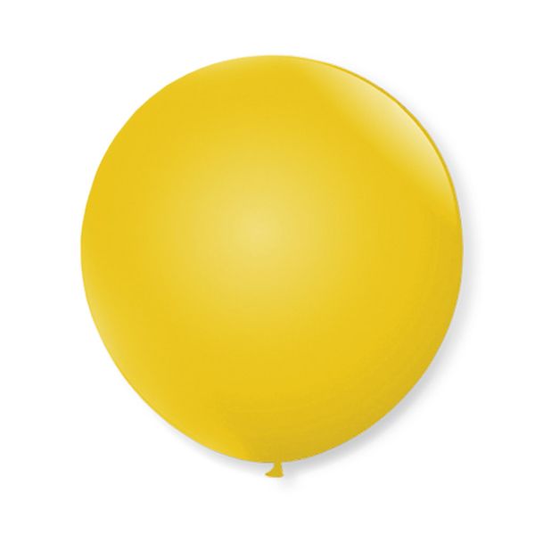 Balão São Roque Imperial Nº5 com 50 Unidades Amarelo Citrino