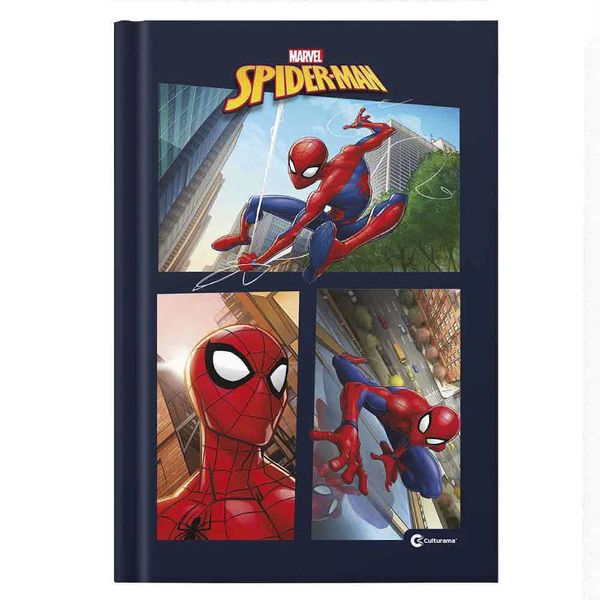Caderno Brochura Culturama Capa Dura 1/4 Le Spider-Man 96 Folhas I