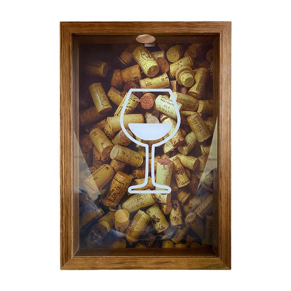 Quadro Aon Vinho 20x30cm