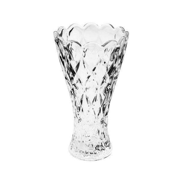 Vaso de Cristal Decorativo Wolff 25cm Angel Transparente