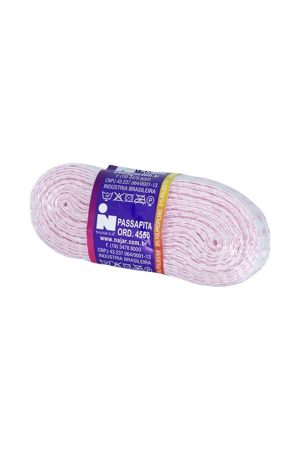 Passafita Falso 17mm Peça com 10m Rosa