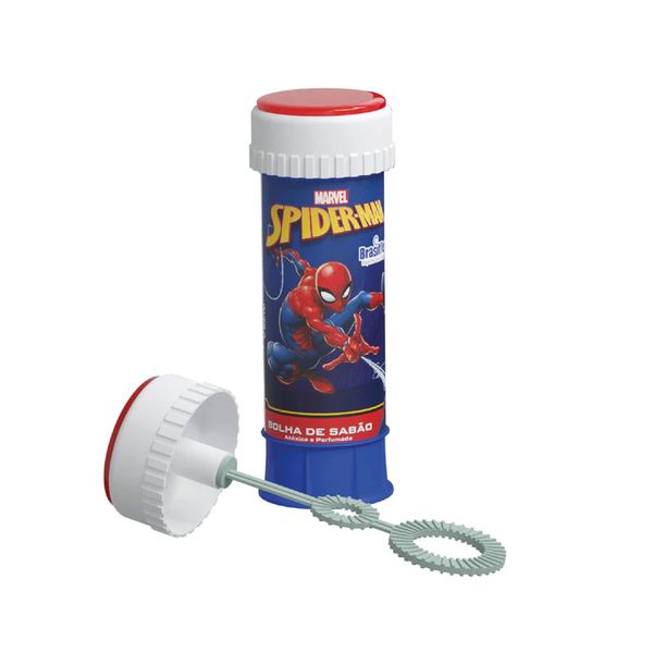 Bolha de Sabão Brasiflex com Jogo Spider Man 60ml