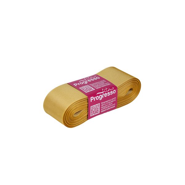 Fita de Gorgurão GP Nº09 38mm Peça com 10m Dourado 228 Fita de Gorgurão GP Nº09 38mm Peça com 10m Dourado 228