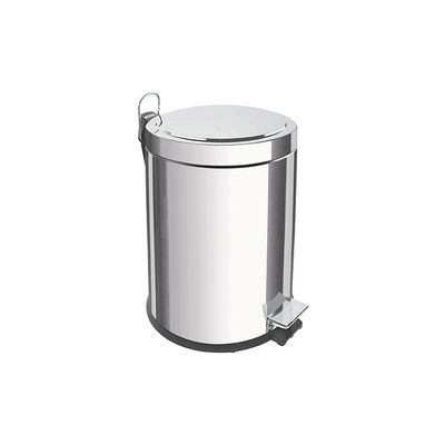 Lixeira Tramontina Brasil Com Pedal 3l Redonda Inox 94538103