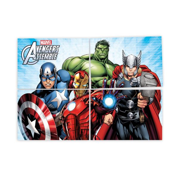 Painel Decorativo Avengers Regina 126x88cm